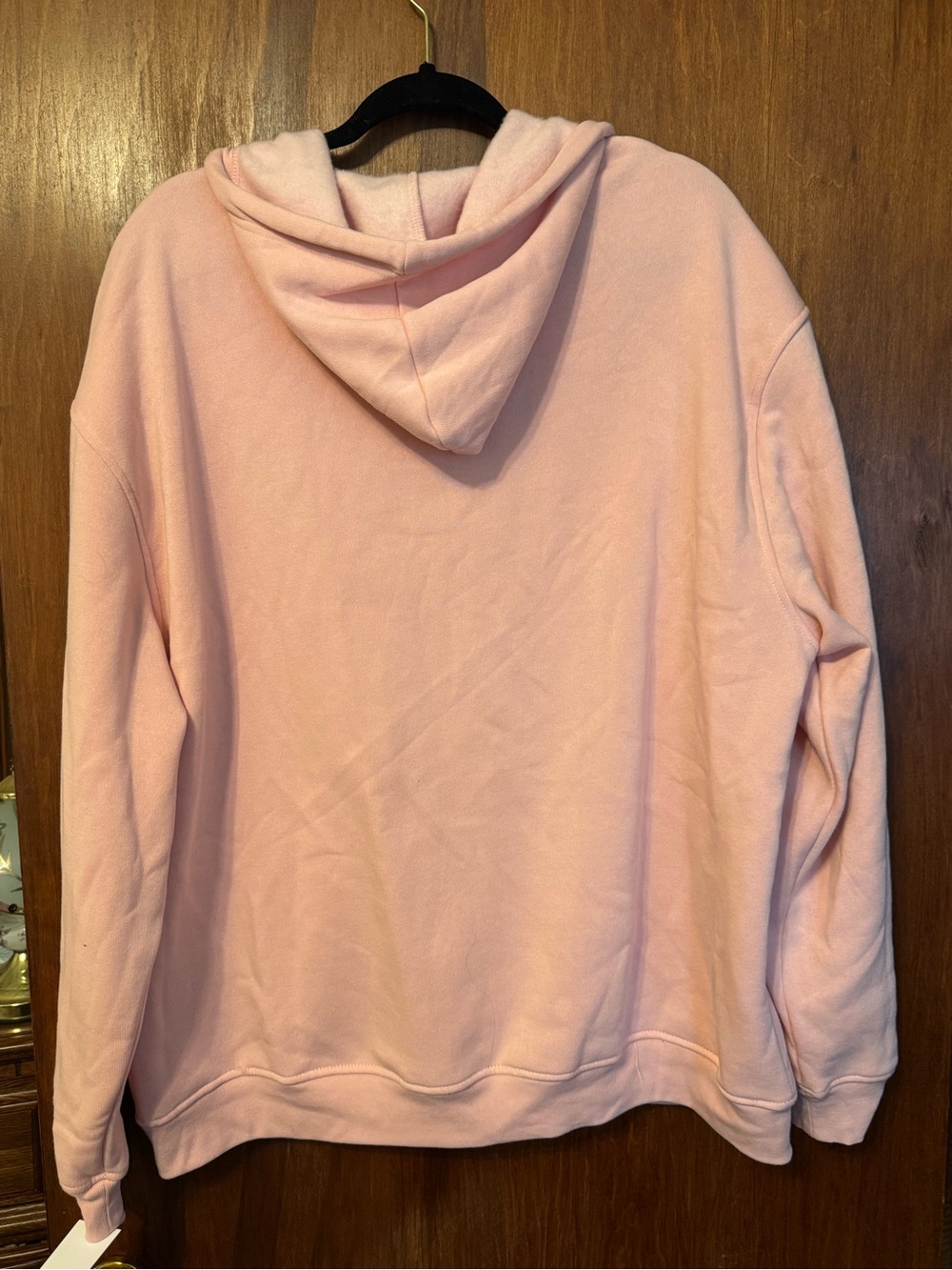 Women's Plus Size Light Pink Zip-Up Hoodie Size 2XL - Picture 5 of 6